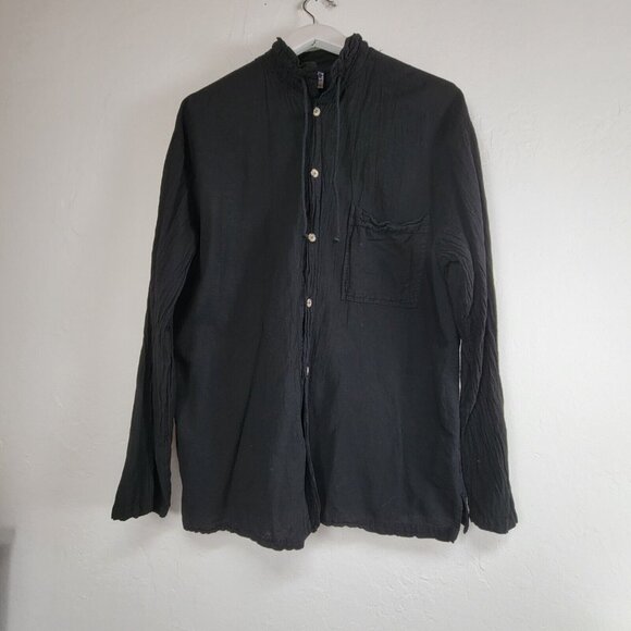 Sea Breeze of California Unisex Large Cotton Preshrunk Button Shirt Drawstring - Picture 1 of 7